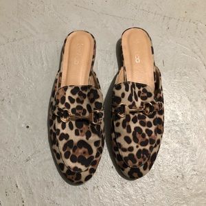 BooHoo Leopard flats